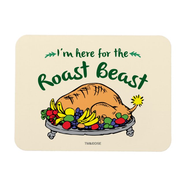 Grinch | Jag är här för Roast-Beastens offert Magnet (Horisontell)