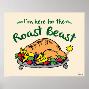 Grinch Jag är här för Roast-Beastens offert Poster