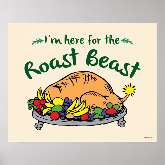 Grinch | Jag är här för Roast-Beastens offert Poster (Framsidan)