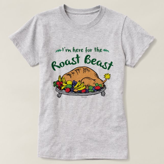 Grinch | Jag är här för Roast-Beastens offert T Shirt (Design framsida)