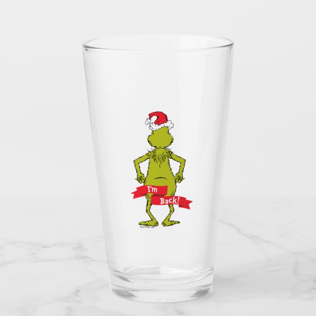 Grinch | Jag är tillbaka Roligt Glaskopp (Framsida)