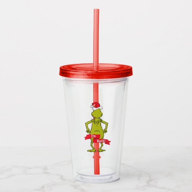 Grinch | Jag är tillbaka Take Away Mugg (Framsida)