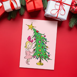 Grinch Jag har varit Cindy-Lou Who bra Helgkort