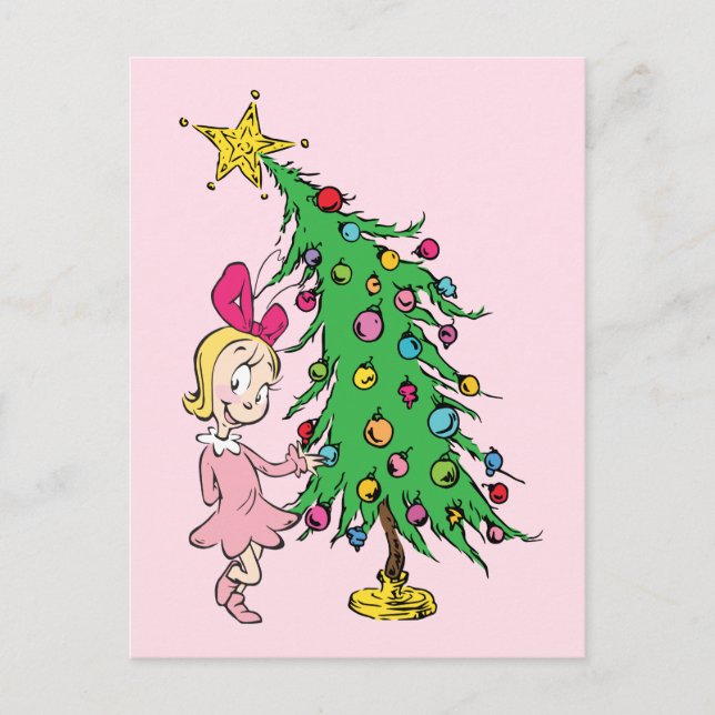 Grinch | Jag har varit Cindy-Lou Who bra Vykort (Framsida)