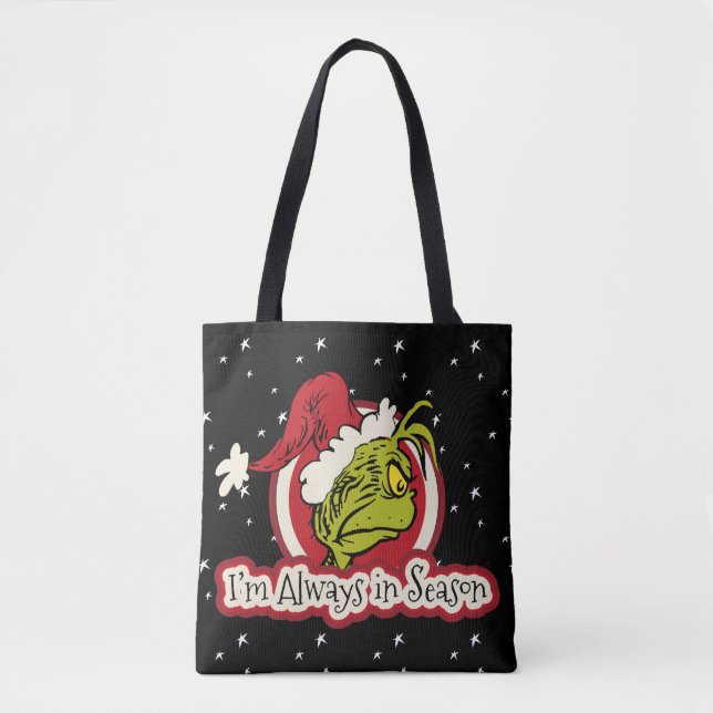 Grinch | Jag passar alltid till säsongen Tygkasse (Framsida)