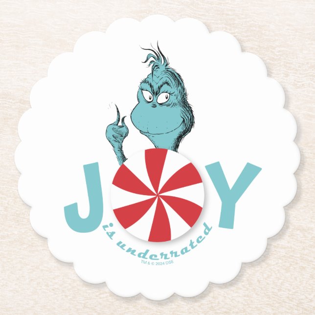 Grinch | Joy är underskattad Underlägg Papper (Framsida)