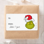 Grinch | Jul - Till från Stickers Fraktsedel<br><div class="desc">Lägg till en jättelik beröring i dina helgdag med de här "Grinch To & From"-klistermärkena. De här klistermärkena är en perfekt för märkning av presenter, party favors eller presentsäckar. Oavsett om du skickar helgdag till vänner och familj eller bara lägger till en lekfull beröring till din julomslutning, kommer de här...</div>