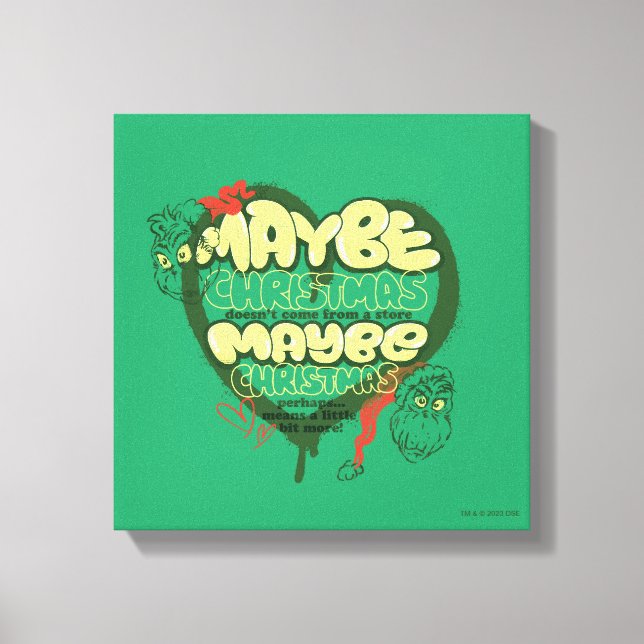 Grinch | Julcitat Canvastryck (Framsida)