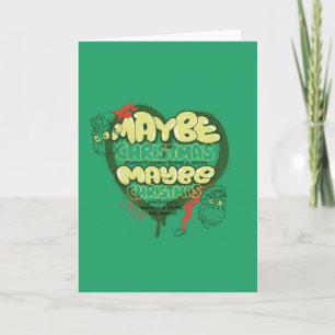 Grinch Julcitat Kort