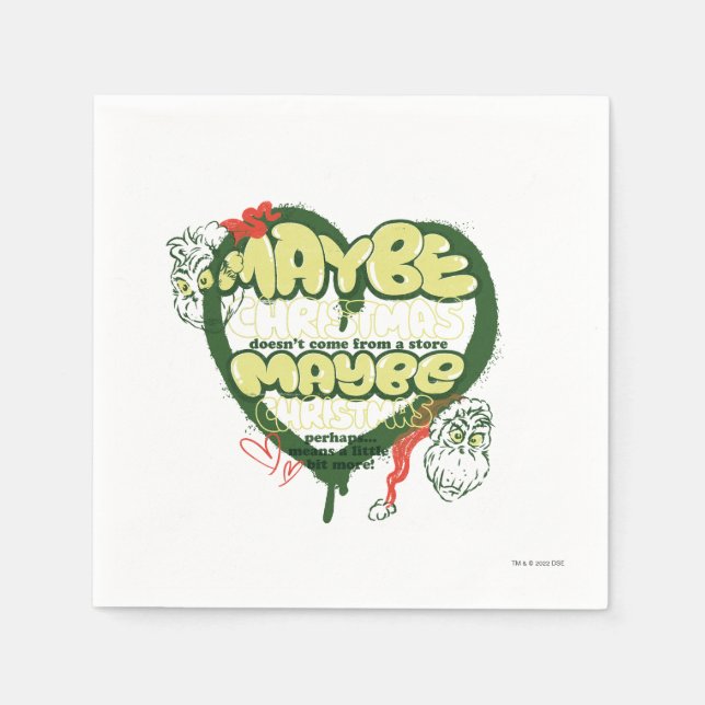 Grinch | Julcitat Pappersservett (Framsidan)