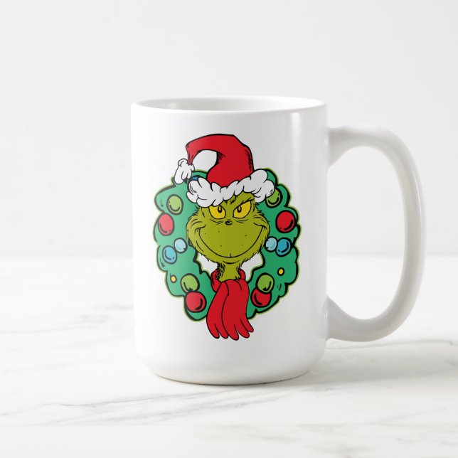Grinch | Julkrans Kaffemugg (Höger)