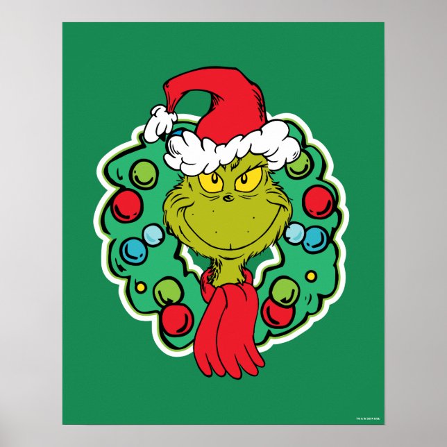 Grinch | Julkrans Poster (Framsidan)
