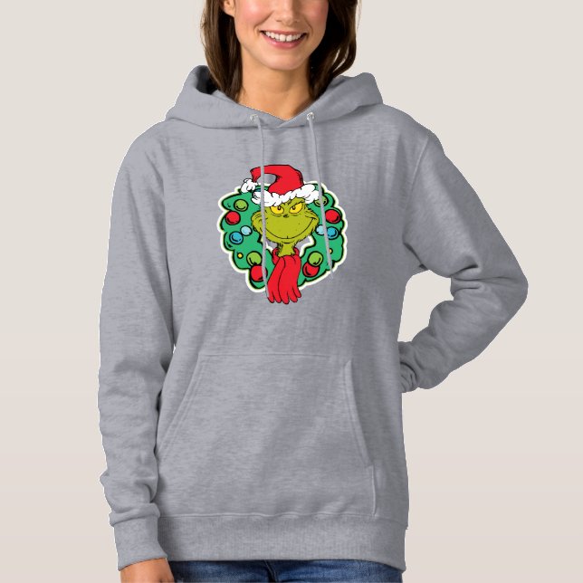 Grinch | Julkrans T Shirt (Framsida)