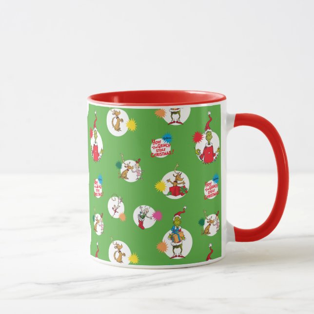 Grinch | Julprickmönster Mugg (Höger)