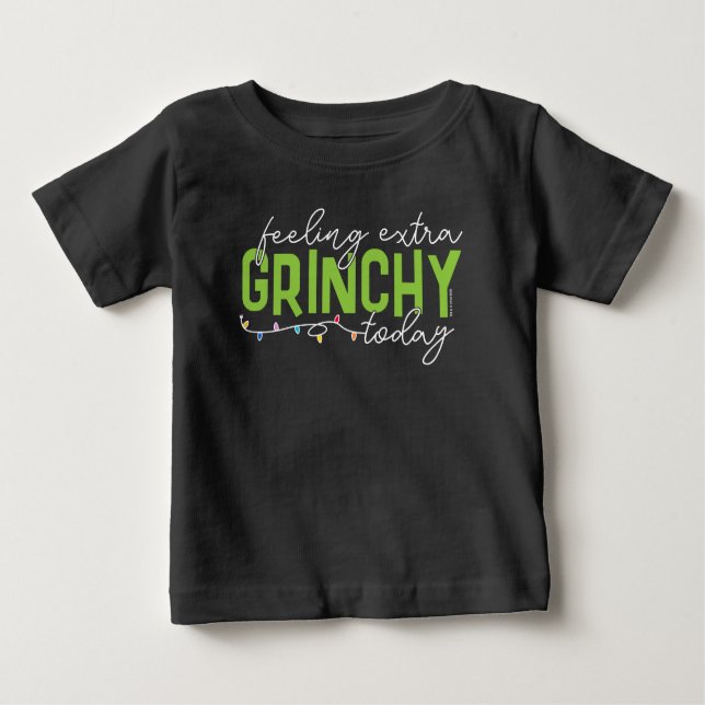 Grinch | Känn Extra Grinchy i dag T Shirt (Framsida)