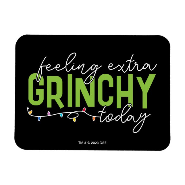 Grinch | Känner mig extra Grinchig idag Magnet (Horisontell)