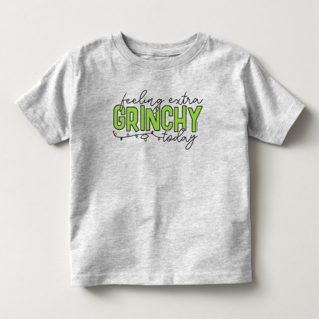 Grinch | Känner mig extra grinig idag 2 T Shirt (Framsida)