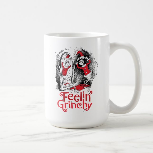 Grinch | Känning Grinchy Kaffemugg (Höger)