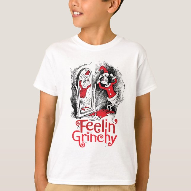 Grinch | Känning Grinchy T Shirt (Framsida)