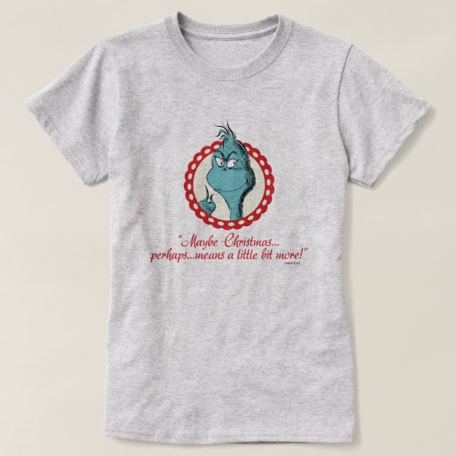 Grinch | Kanske jul... T Shirt (Design framsida)