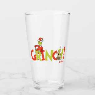 Grinch! Karaktärslogotyp Grafik Glaskopp