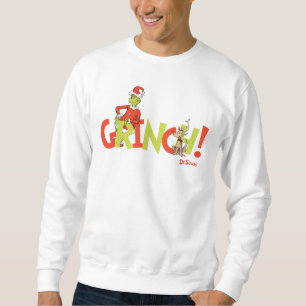 Grinch! Karaktärslogotyp Grafik Lång Ärmad Tröja