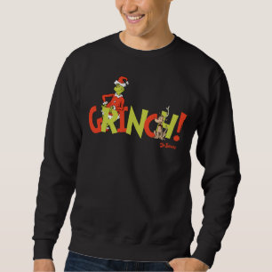 Grinch! Karaktärslogotyp Grafik Lång Ärmad Tröja