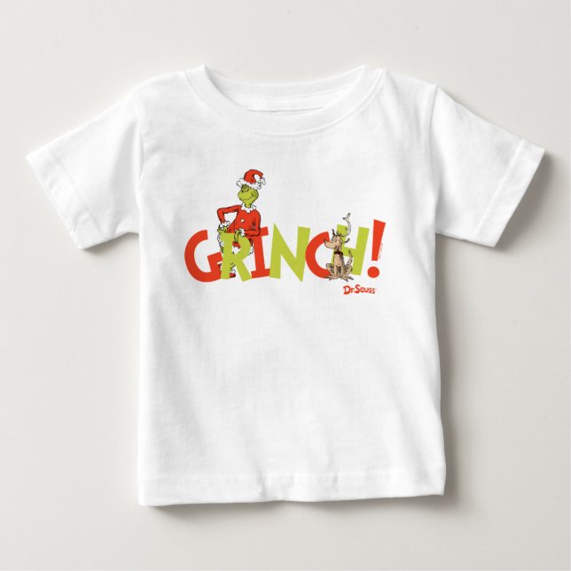Grinch! Karaktärslogotyp Grafik T Shirt (Framsida)