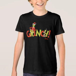 Grinch! Karaktärslogotyp Grafik T Shirt