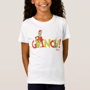 Grinch! Karaktärslogotyp Grafik T Shirt