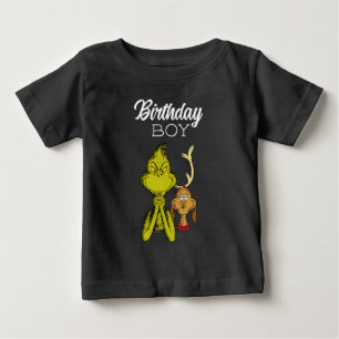 Grinch Krita Födelsedags Pojke T Shirt