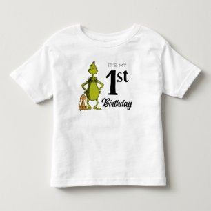 Grinch Krita Första Födelsedagen T Shirt