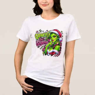 Grinch mais magnifique – T-shirt femme Neon Pop