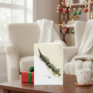 Grinch & Max återlämnar julgranen Kort