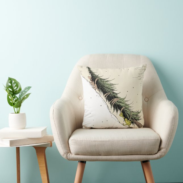 Grinch & Max återlämnar julgranen Kudde (Stol)