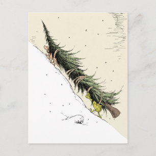 Grinch & Max återlämnar julgranen Vykort