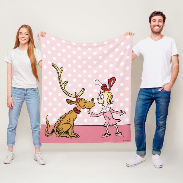 Grinch | Max & Cindy Lou Fleecefilt (På plats)