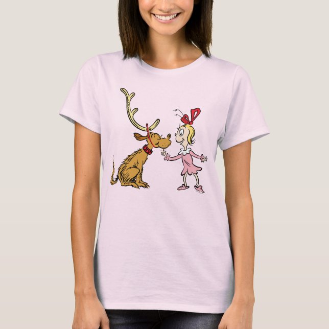 Grinch | Max & Cindy Lou T Shirt (Framsida)