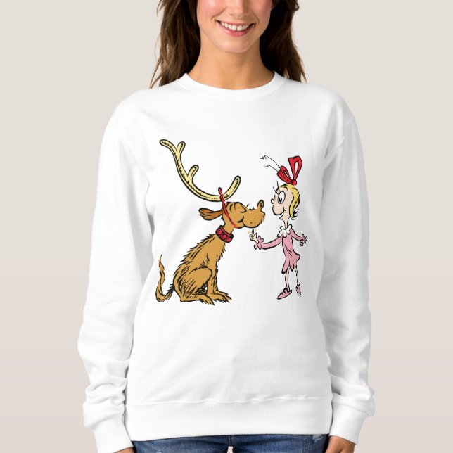 Grinch | Max & Cindy Lou Who blir T Shirt (Framsida)
