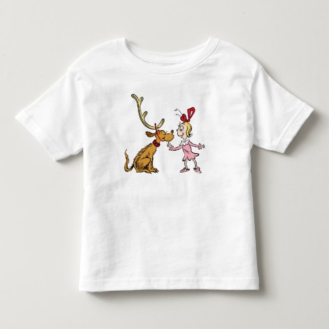 Grinch | Max & Cindy Lou Who T Shirt (Framsida)