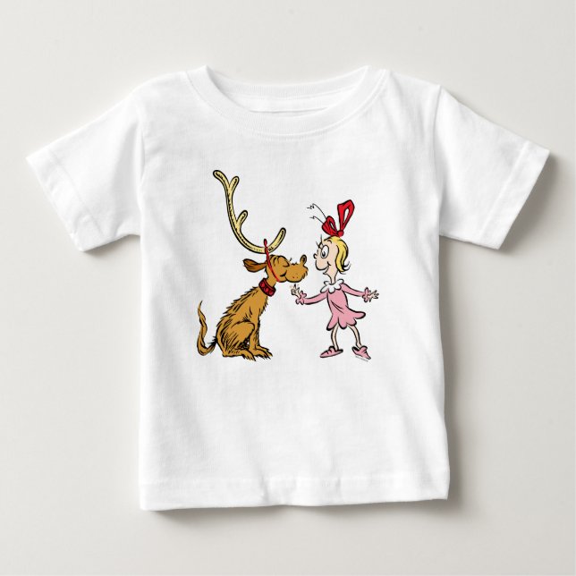 Grinch | Max & Cindy Lou Who T Shirt (Framsida)