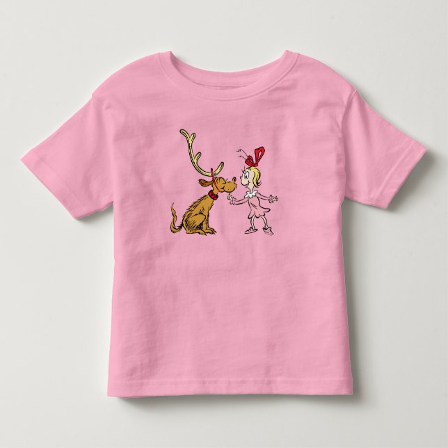 Grinch | Max & Cindy Lou Who T Shirt (Framsida)