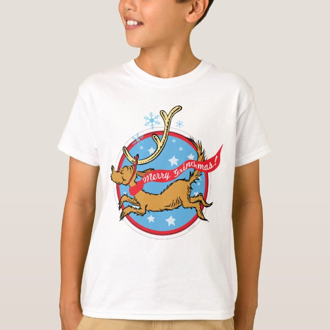 Grinch | Max Gott Grinchmas! T Shirt (Framsida)