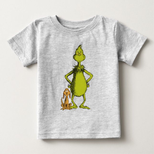 Grinch | Max & Grinch Positur T Shirt (Framsida)