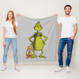 Grinch | Max & Grinch Ställning Fleecefilt