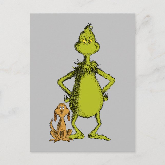 Grinch | Max & Grinch Ställning Vykort (Framsida)