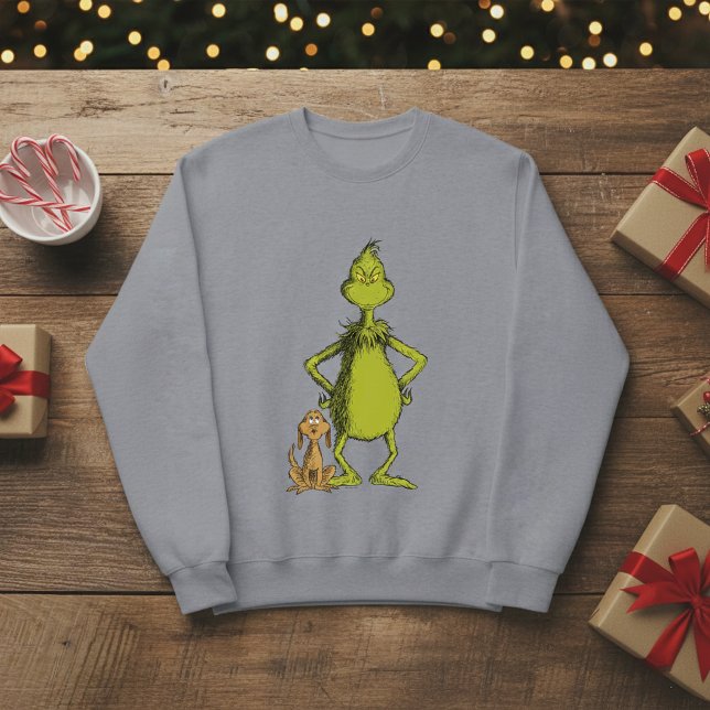 Grinch | Max & Grinch Stance Lång Ärmad Tröja (Skapare uppladdad)