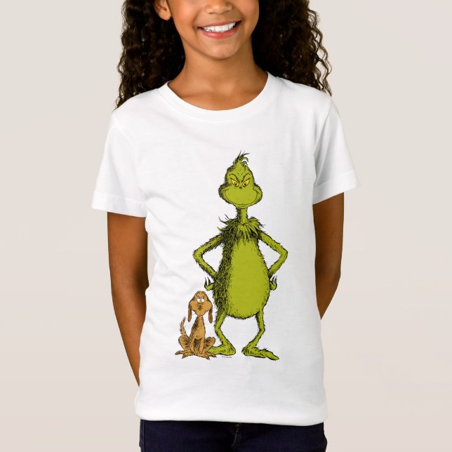 Grinch | Max & Grinch Stance T Shirt (Framsida)