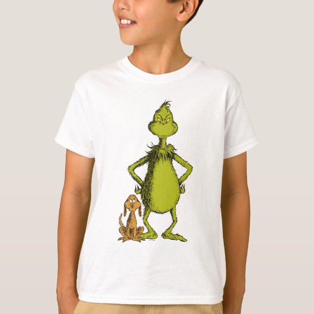 Grinch | Max & Grinch Stance T Shirt (Framsida)