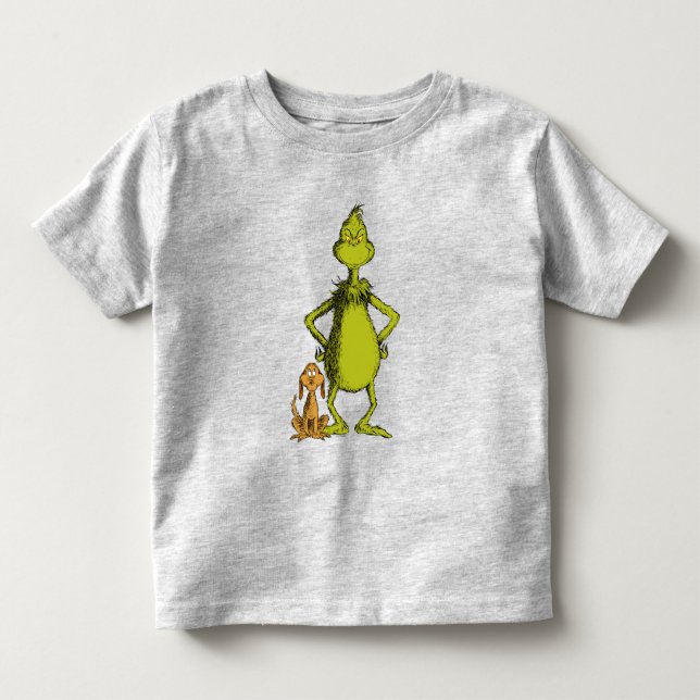 Grinch | Max & Grinch Stance T Shirt (Framsida)